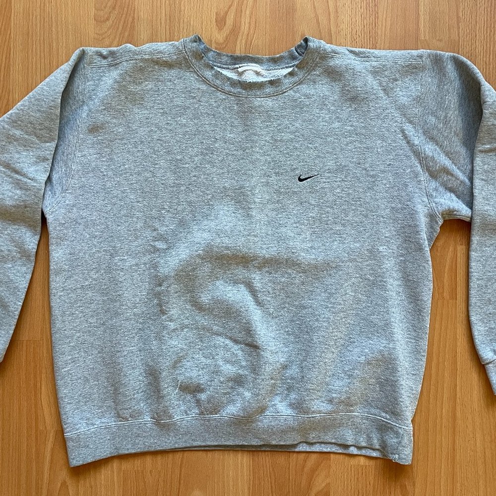 Vintage 1990's Nike Sweater Grey